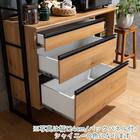 キッチンボード(スパイス124引き戸 WN)【島忠ホームズ商品】 6枚目画像