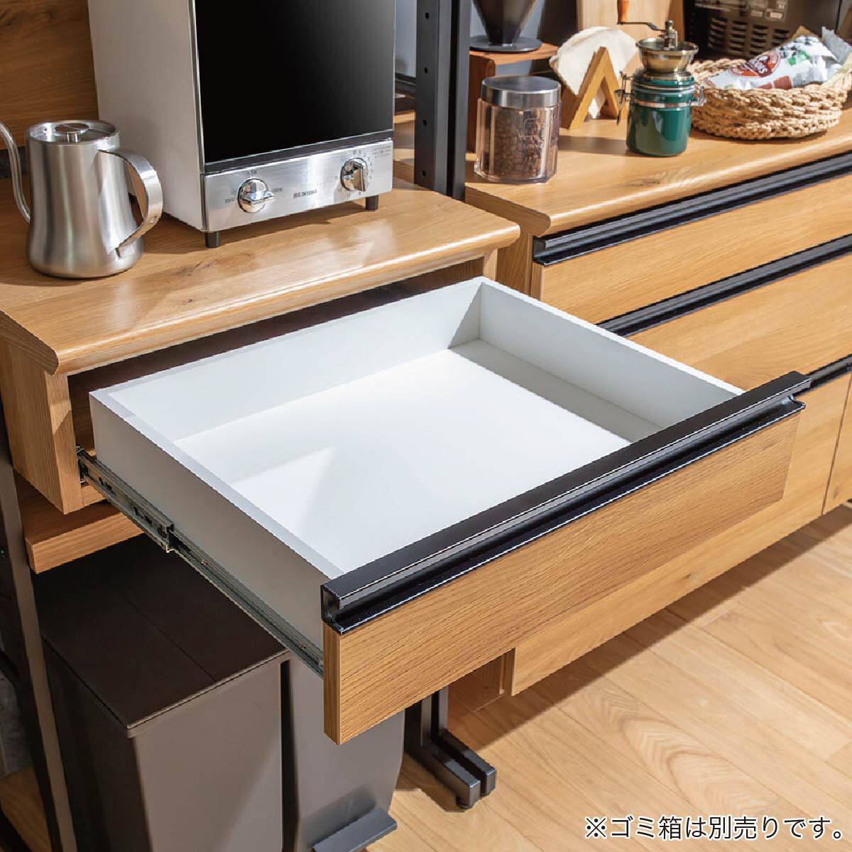 キッチンボード(スパイス60ダスト シャイニーオーク)【島忠ホームズ