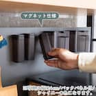 キッチンボード(スパイス124バックボード ウォールナット)【島忠ホームズ商品】 3枚目画像