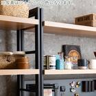 キッチンボード(スパイス124バックボード ウォールナット)【島忠ホームズ商品】 4枚目画像