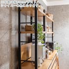 キッチンボード(スパイス124バックボード ウォールナット)【島忠ホームズ商品】 5枚目画像