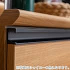 キッチンボード(スパイス124バックボード ウォールナット)【島忠ホームズ商品】 6枚目画像