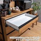 キッチンボード(スパイス124バックボード ウォールナット)【島忠ホームズ商品】 8枚目画像