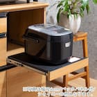 キッチンボード(スパイス124バックボード ウォールナット)【島忠ホームズ商品】 10枚目画像