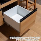 キッチンボード(スパイス124バックボード ウォールナット)【島忠ホームズ商品】 12枚目画像