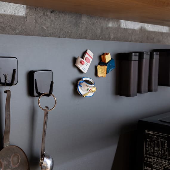 キッチンボード(スパイス124バックボード ウォールナット)【島忠ホームズ商品】 15枚目画像