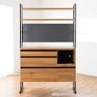 キッチンボード(スパイス124バックボード ウォールナット)【島忠ホームズ商品】 17枚目画像