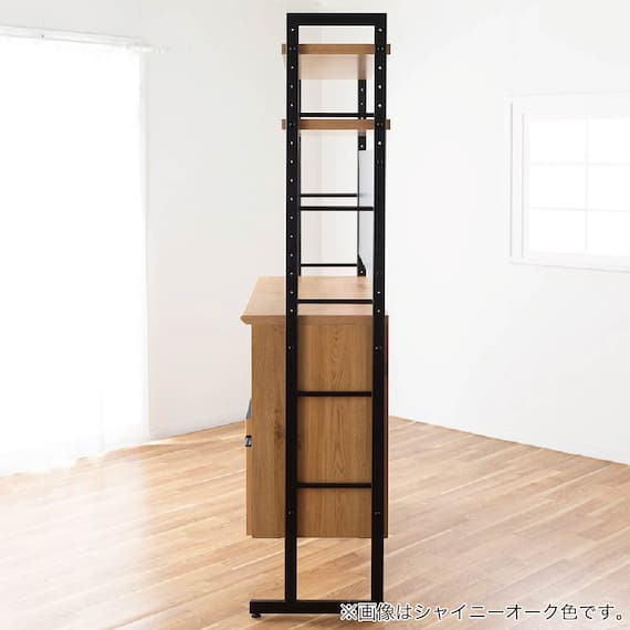 キッチンボード(スパイス124バックボード ウォールナット)【島忠ホームズ商品】 19枚目画像