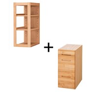 シェルフスキップセット(ラック上台 スキップ/ラック下台引出 スキップ)【島忠ホームズ商品】