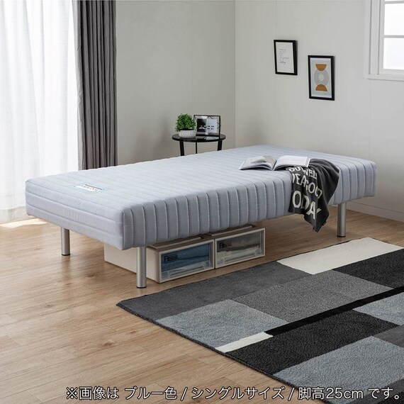 シングル 脚付き高密度連続スプリングマットレス(ミハシー RE250)【島忠ホームズ商品】 13枚目画像