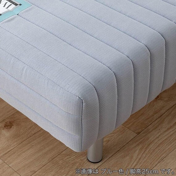 シングル 脚付き高密度連続スプリングマットレス(ミハシー RE150)【島忠ホームズ商品】 14枚目画像