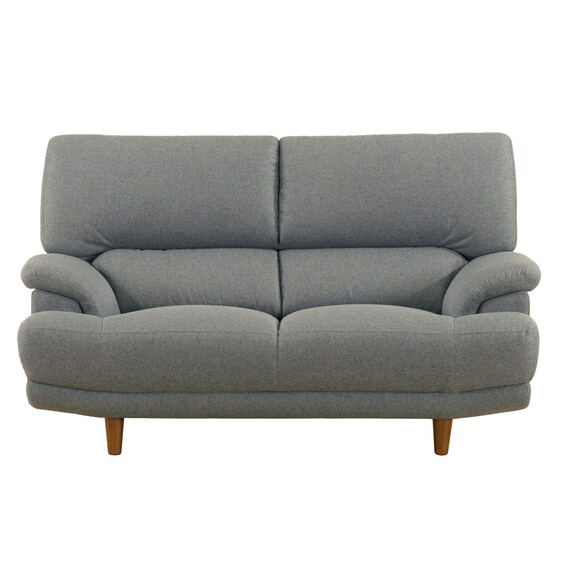 布張り2人掛けソファ(デビュー077 座面高42cm BGY)【島忠ホームズ商品】 1枚目画像