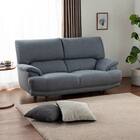 布張り2人掛けワイドソファ(デビュー077 座面高38cm BGY)【島忠ホームズ商品】 1枚目画像