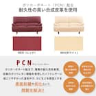 2人掛けソファ(デビュー077 座面高42cm 合皮WH)【島忠ホームズ商品】 7枚目画像