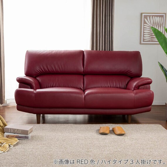 2人掛けソファ(デビュー077 座面高42cm 合皮WH)【島忠ホームズ商品】 10枚目画像