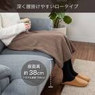 2人掛けソファ(デビュー077 座面高38cm 合皮WH)【島忠ホームズ商品】 6枚目画像