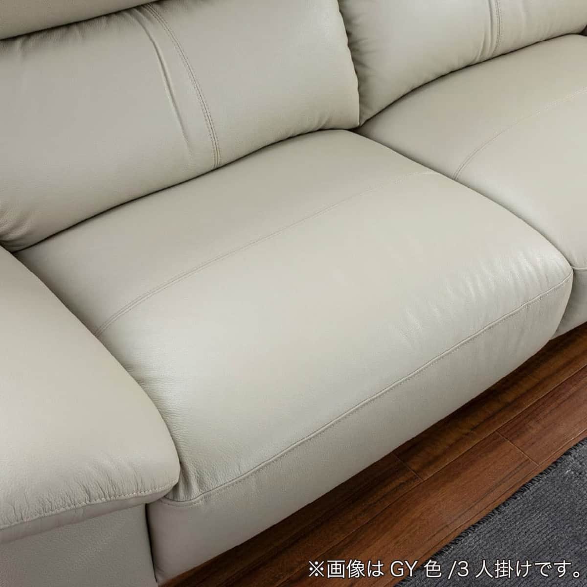 2.5人掛けソファ 本革(一部合成皮革)タイプ (デビュー079 ソフト 本革