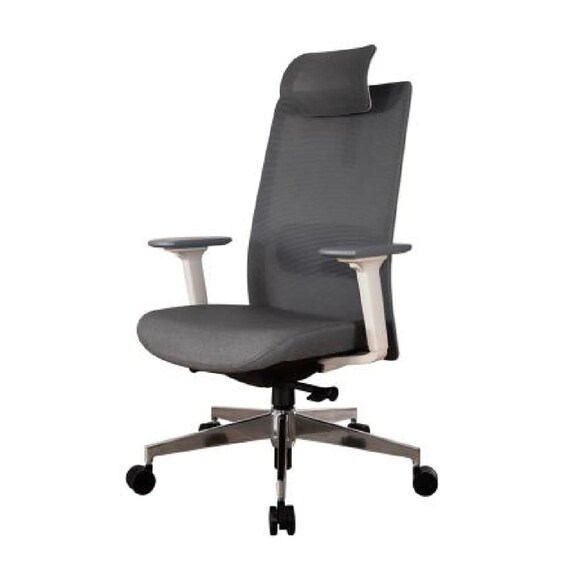 デスクチェア(アトム WH/GY)【島忠ホームズ商品】 1枚目画像