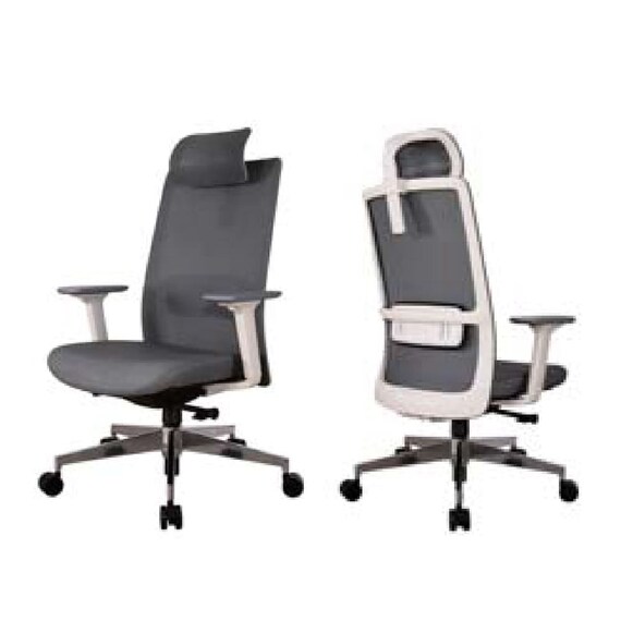 デスクチェア(アトム WH/GY)【島忠ホームズ商品】 12枚目画像