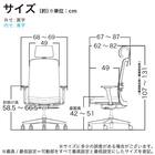 デスクチェア(アトム WH/GY)【島忠ホームズ商品】 13枚目画像