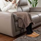 2.5人掛けソファ 本革(一部合成皮革)タイプ (デビュー081 H DGY)【島忠ホームズ商品】 17枚目画像