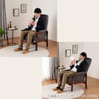 パーソナルチェア(トレニアL 座面高39cm NA/RYLBN)【島忠ホームズ商品】 16枚目画像