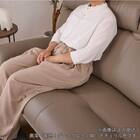 本革(一部合成皮革)2人掛けワイドソファ(ホープ 奥行94cm奥深 DGY 脚NA)【島忠ホームズ商品】 4枚目画像