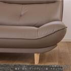 本革(一部合成皮革)2人掛けワイドソファ(ホープ 奥行94cm奥深 DGY 脚NA)【島忠ホームズ商品】 5枚目画像