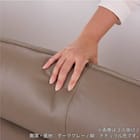 本革(一部合成皮革)2人掛けワイドソファ(ホープ 奥行94cm奥深 DGY 脚NA)【島忠ホームズ商品】 11枚目画像