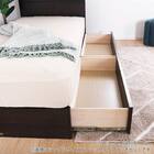 シングル 収納付きベッドフレーム(ノエマフラット 引出付)【島忠ホームズ商品】 16枚目画像