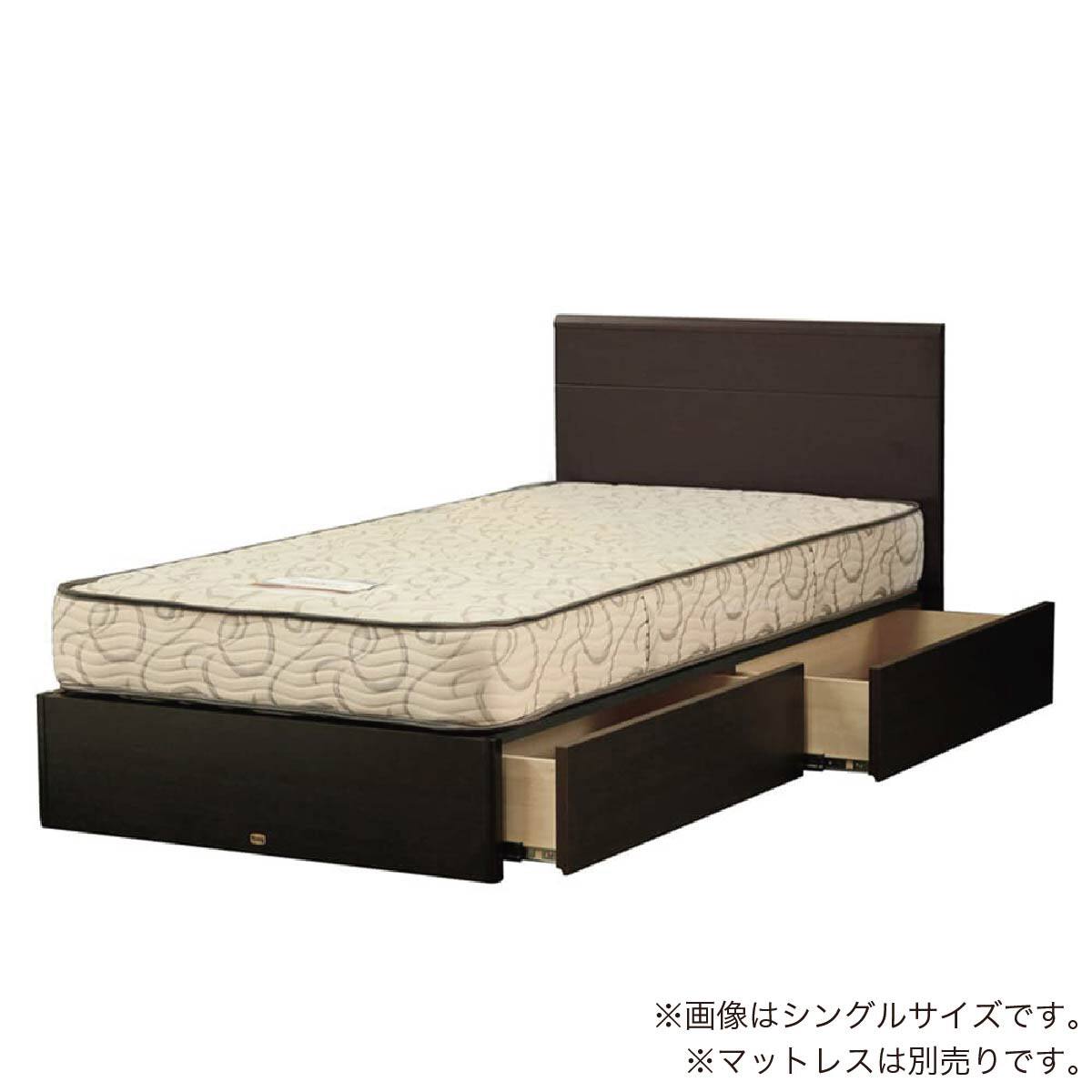 収納付きベッド ダークブラウン | ニトリネット【公式】 家具