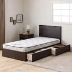 シングル コンセント・収納付きベッドフレーム(ノエマスリム 引出付)【島忠ホームズ商品】 4枚目画像