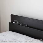 シングル コンセント・収納付きベッドフレーム(ノエマスリム 引出付)【島忠ホームズ商品】 5枚目画像