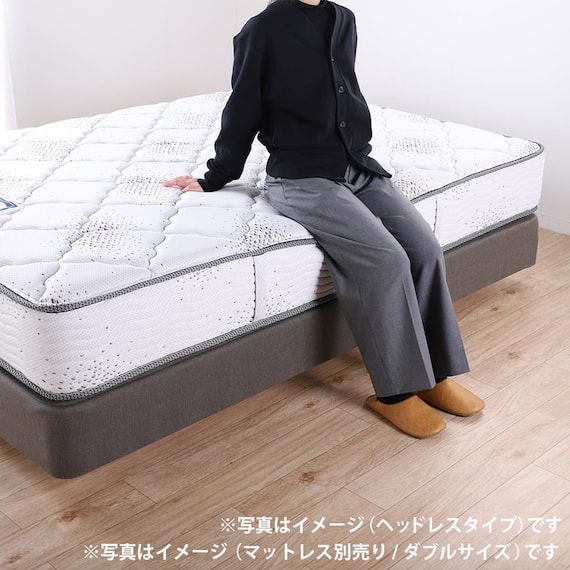 シングル コンセント付きベッドフレーム(ノエマスリム ダブルクッション)【島忠ホームズ商品】 10枚目画像