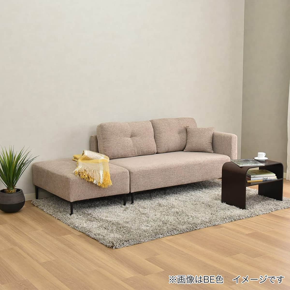 カウチソファ 布張りタイプ(コハル GY)【島忠ホームズ商品】 | ニトリ