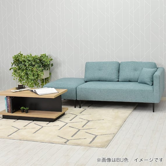 カウチソファ 布張りタイプ(コハル GY)【島忠ホームズ商品】 8枚目画像