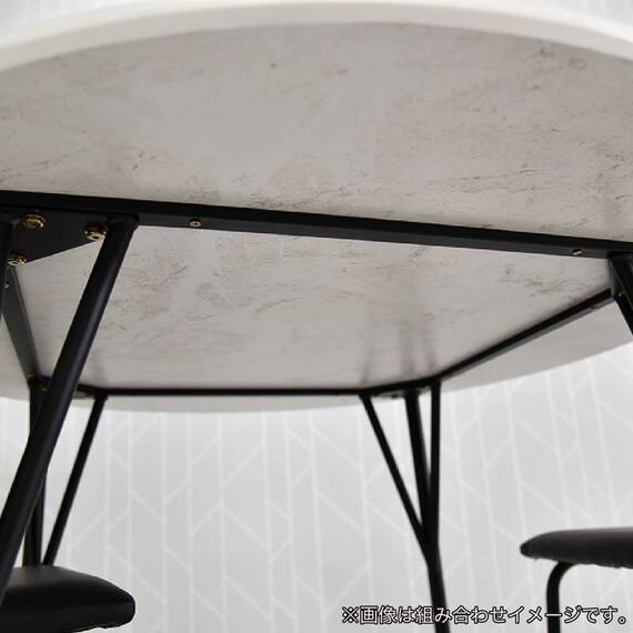 ダイニングテーブル(ビジョン105 円形 WH)【島忠ホームズ商品】 8枚目画像