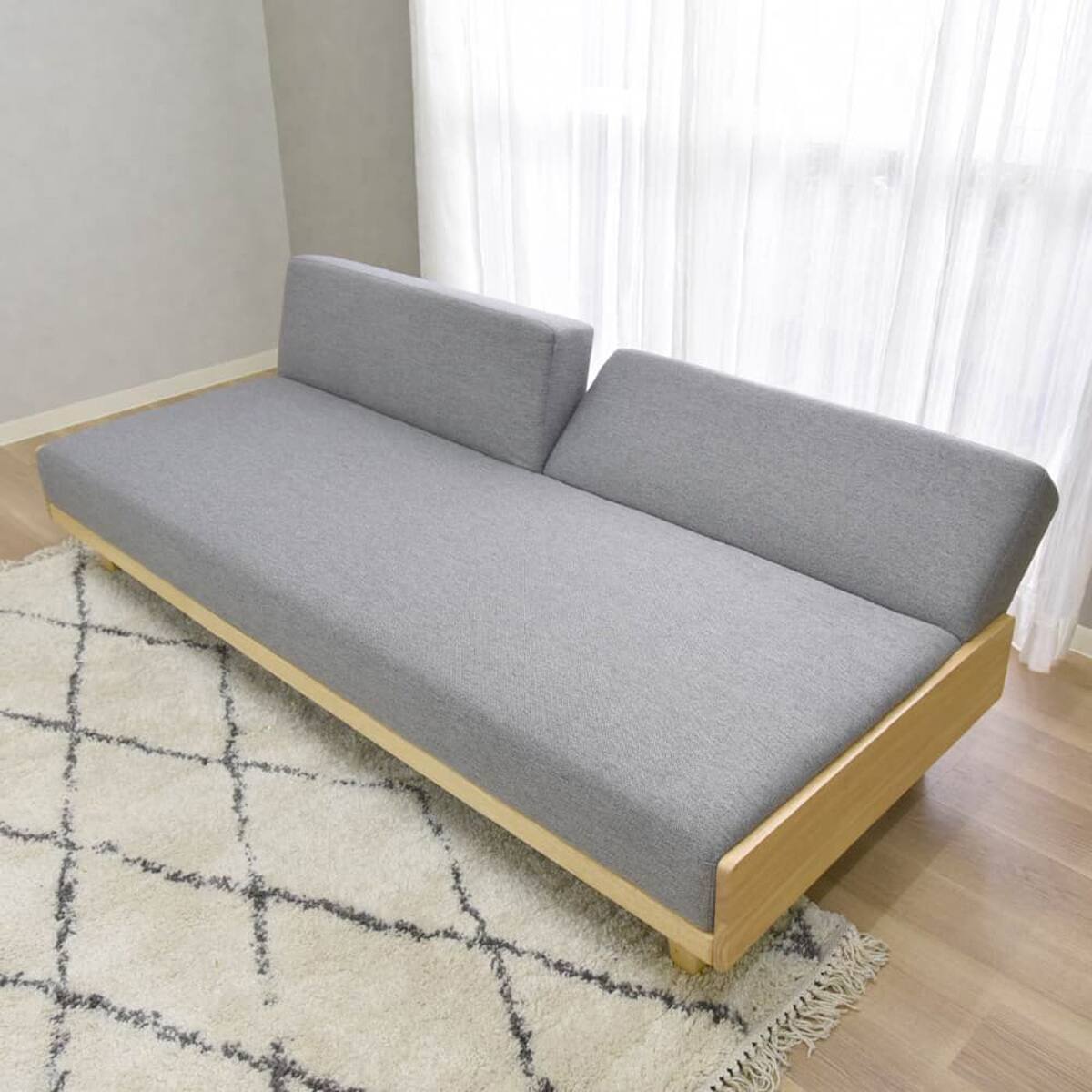 ソファベッド 布張りタイプ(リモーネ GY)【島忠ホームズ商品