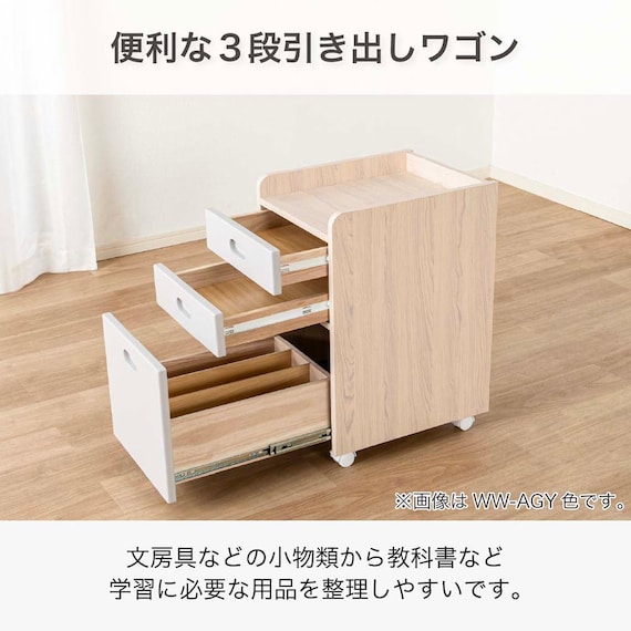 くみあわせデスク(ESフレクス2 MMD-560 WW-WW)【島忠ホームズ商品】 8枚目画像