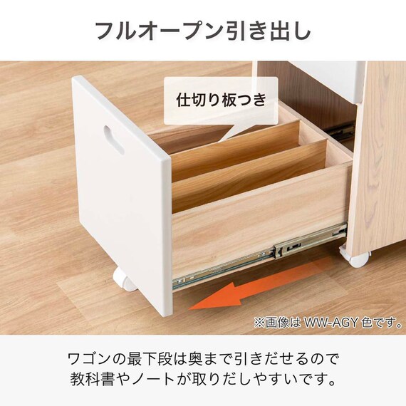 くみあわせデスク(ESフレクス2 MMD-560 WW-WW)【島忠ホームズ商品】 9枚目画像