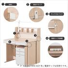 くみあわせデスク(ESフレクス2 MMD-560 MP-MP)【島忠ホームズ商品】 7枚目画像