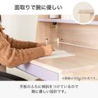 スタンダードデスク ワゴン+デスクライト付き(ESスマート2 SR-560 WW-WW)【島忠ホームズ商品】 5枚目画像