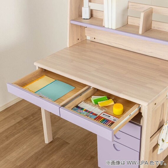 スタンダードデスク ワゴン+デスクライト付き(ESスマート2 SR-560 WW-WW)【島忠ホームズ商品】 17枚目画像