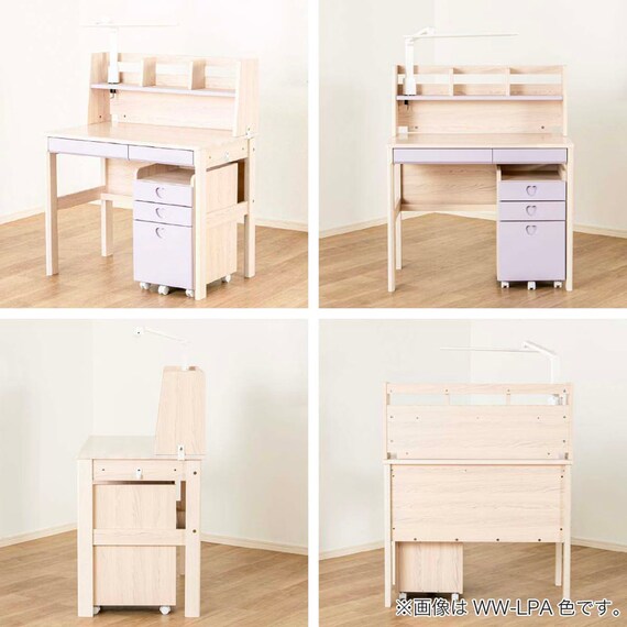 スタンダードデスク ワゴン+デスクライト付き(ESスマート2 SR-560 WW-WW)【島忠ホームズ商品】 21枚目画像