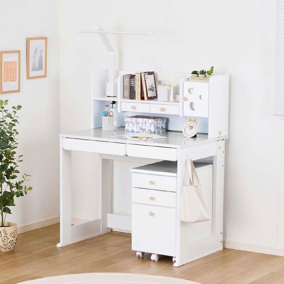 スタンダードデスク ワゴン+デスクライト付き(ESステラ2 MS-560 WP)【島忠ホームズ商品】 1枚目画像