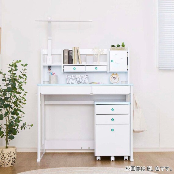 スタンダードデスク ワゴン+デスクライト付き(ESステラ2 MS-560 WP)【島忠ホームズ商品】 14枚目画像