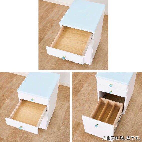 スタンダードデスク ワゴン+デスクライト付き(ESステラ2 MS-560 WP)【島忠ホームズ商品】 18枚目画像