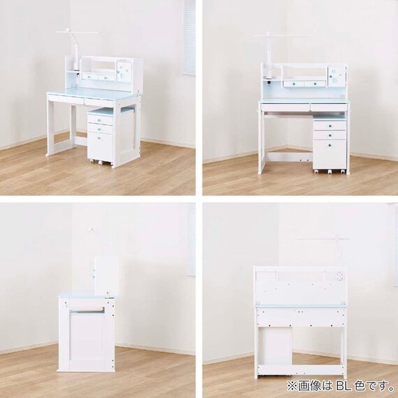 スタンダードデスク ワゴン+デスクライト付き(ESステラ2 MS-560 WP)【島忠ホームズ商品】 19枚目画像