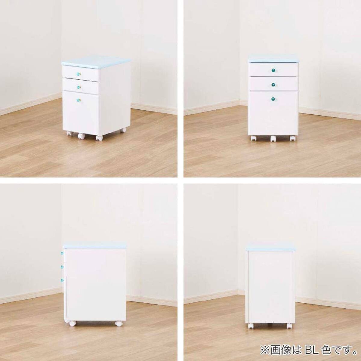 スタンダードデスク ワゴン+デスクライト付き(ESステラ2 MS-560 WP