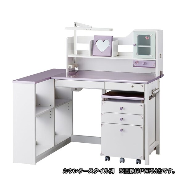 くみあわせデスク(デコプリ SDF447 PWRM)【島忠ホームズ商品】 7枚目画像